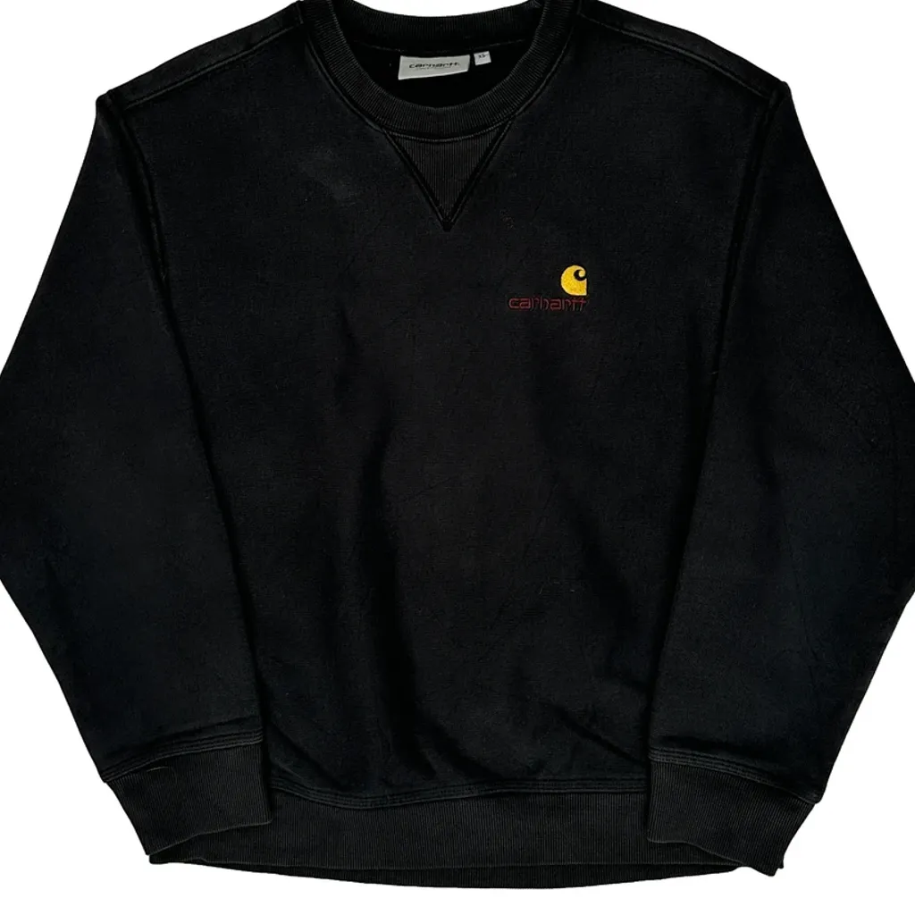 Carhartt Sweatshirt - XS Black Cotton - Image 5