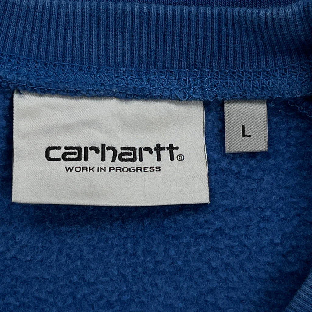 Carhartt Sweatshirt - Large Blue Cotton - Image 3