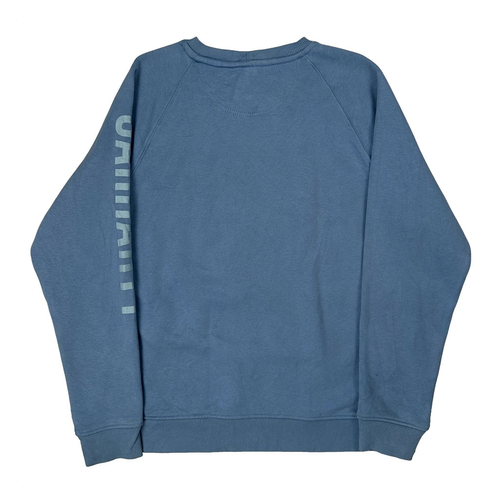 Carhartt Spellout Sweatshirt - XL Blue Cotton - Image 2