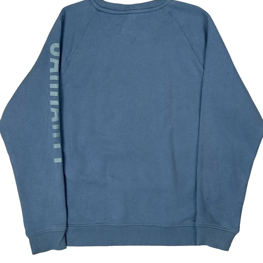 Carhartt Spellout Sweatshirt - XL Blue Cotton - Image 6