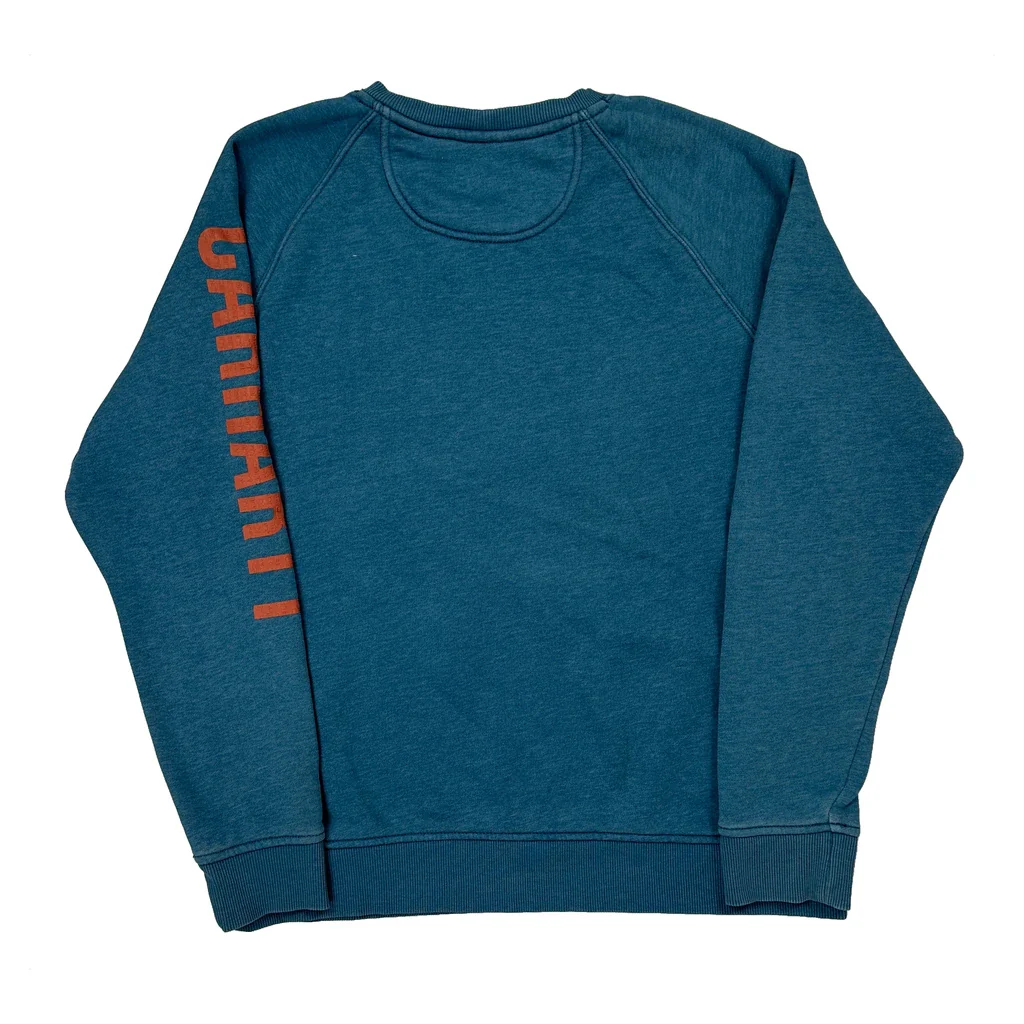 Carhartt Sweatshirt - XL Blue Cotton - Image 2