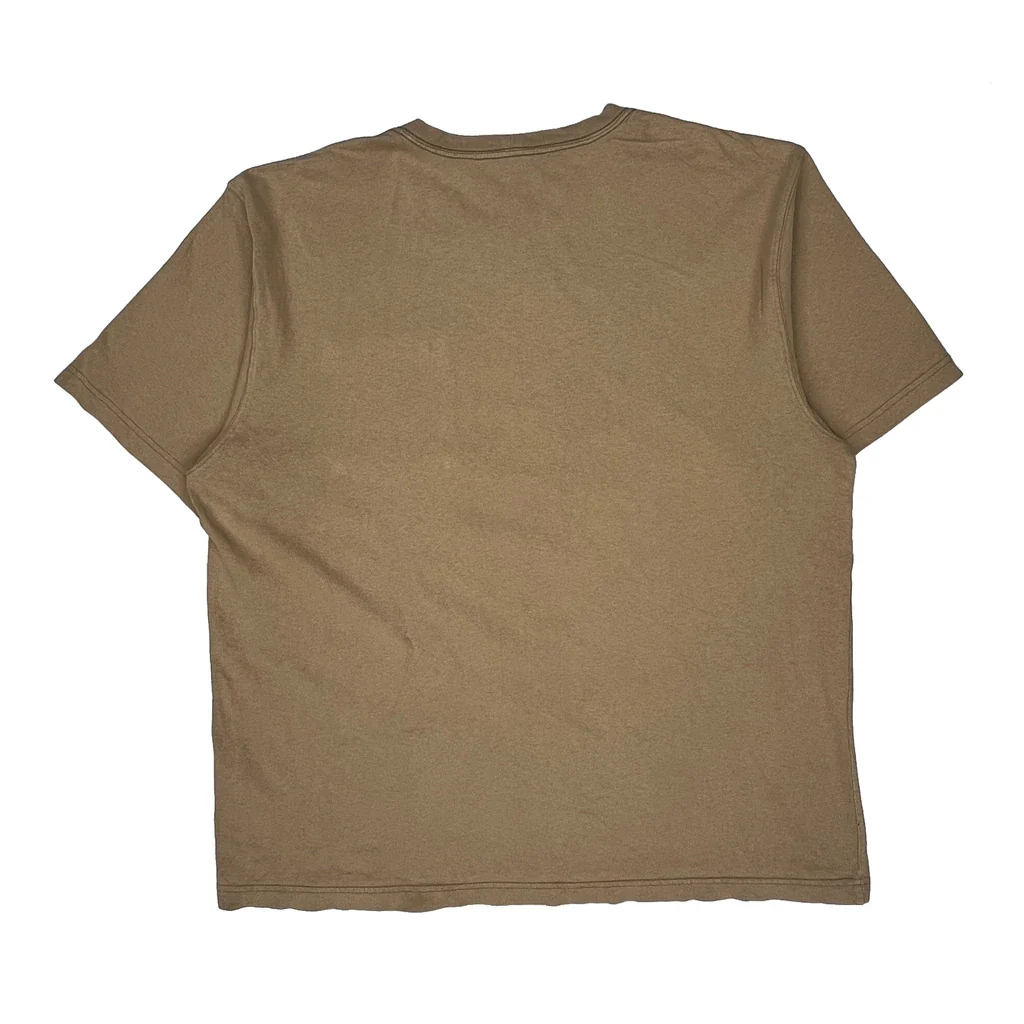 Carhartt T-Shirt - Large Beige Cotton - Image 2