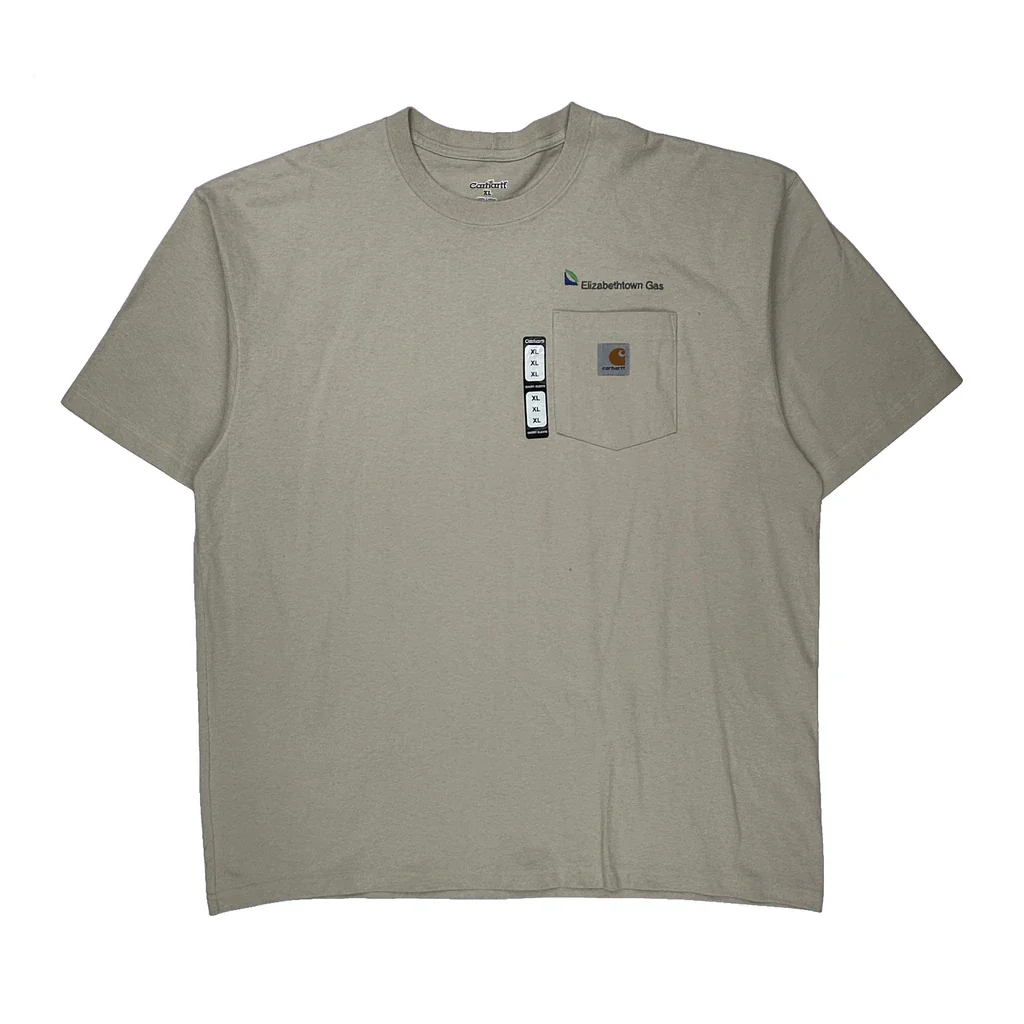 Carhartt T-Shirt - XL Beige Cotton