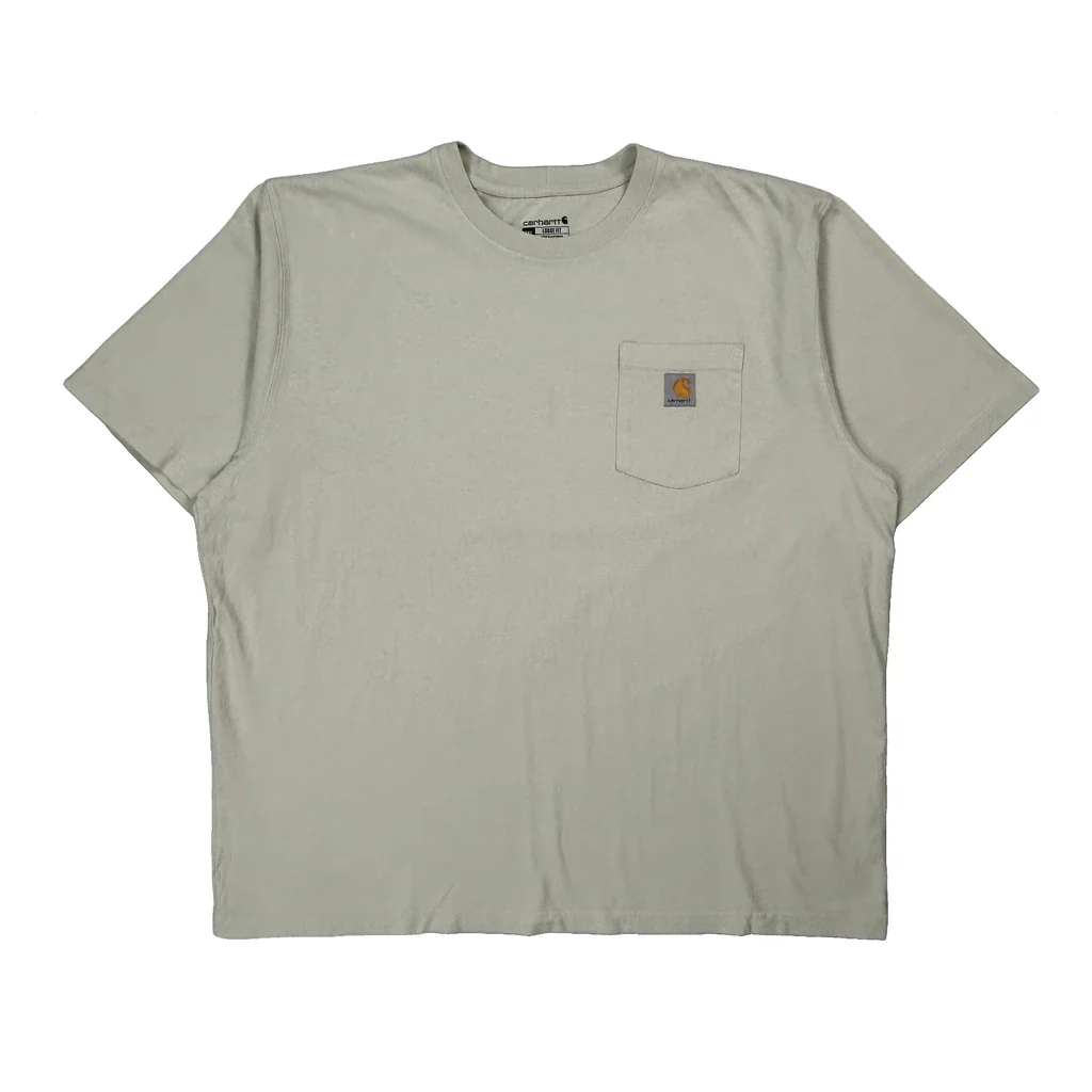 Carhartt T-Shirt - 2XL Beige Cotton