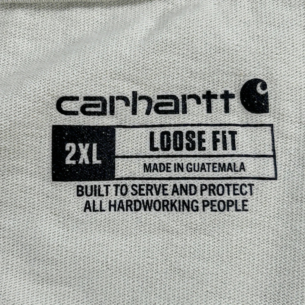 Carhartt T-Shirt - 2XL Beige Cotton - Image 3