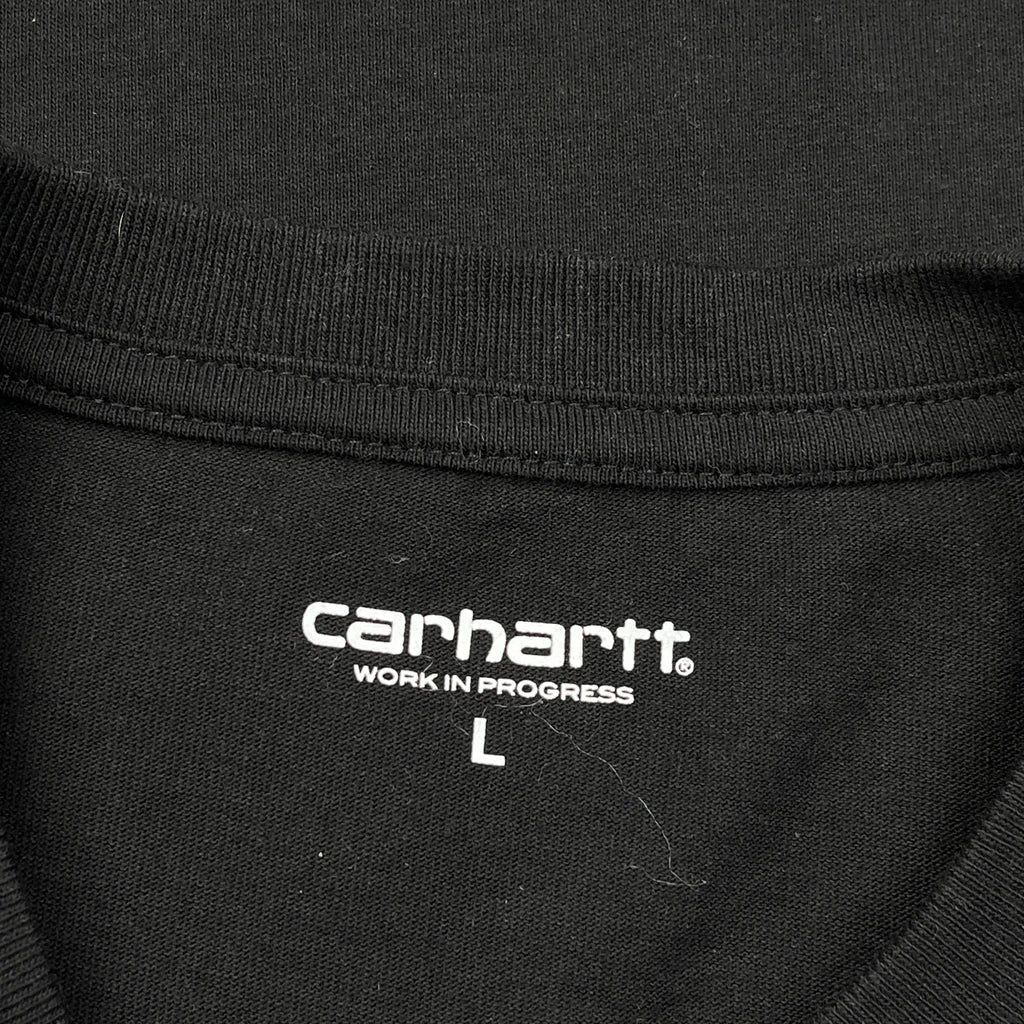 Carhartt Spellout T-Shirt - Large Black Cotton - Image 3