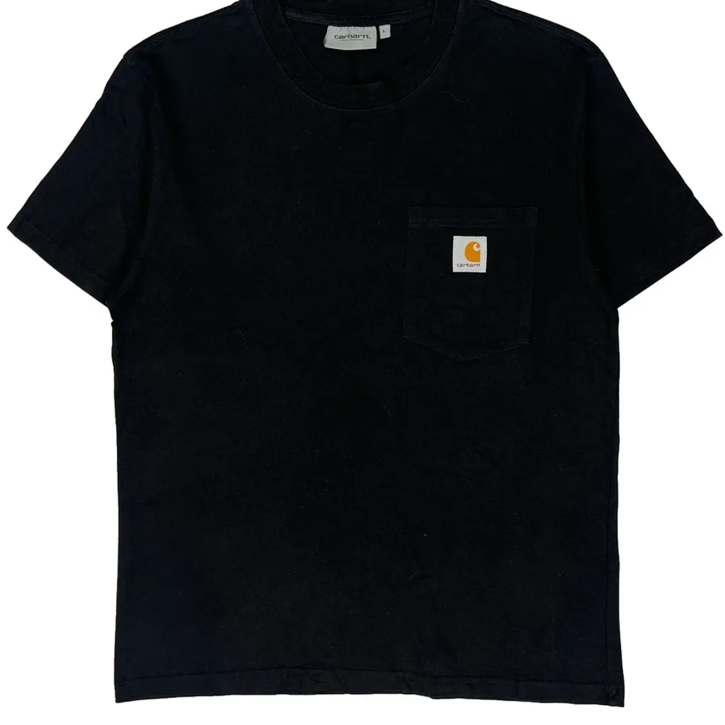 Carhartt T-Shirt - Large Black Cotton - Image 5
