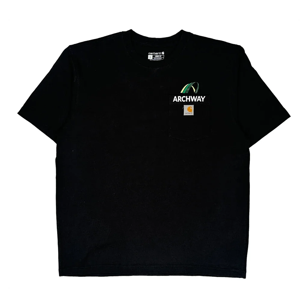 Carhartt T-Shirt - Large Black Cotton