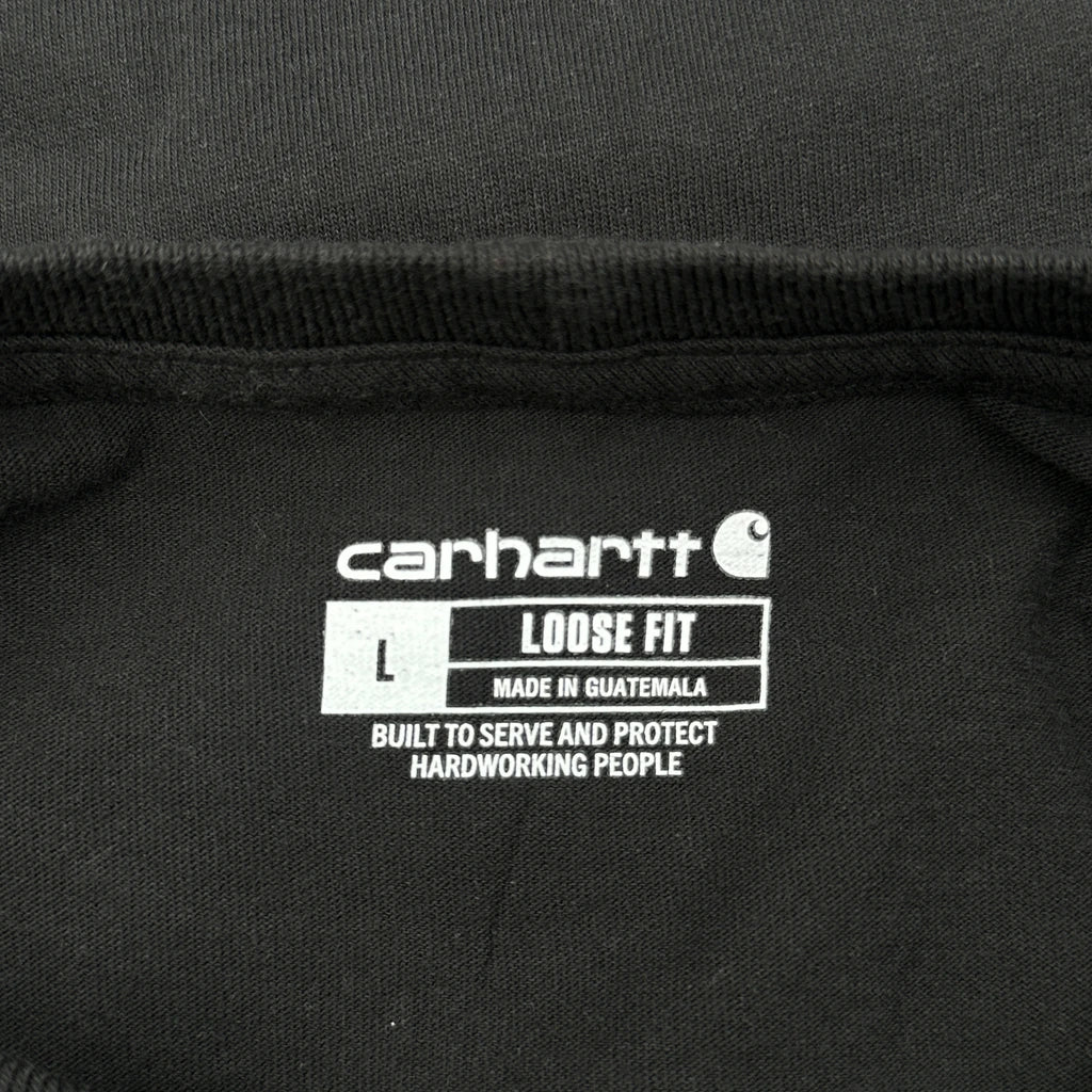 Carhartt T-Shirt - Large Black Cotton - Image 3