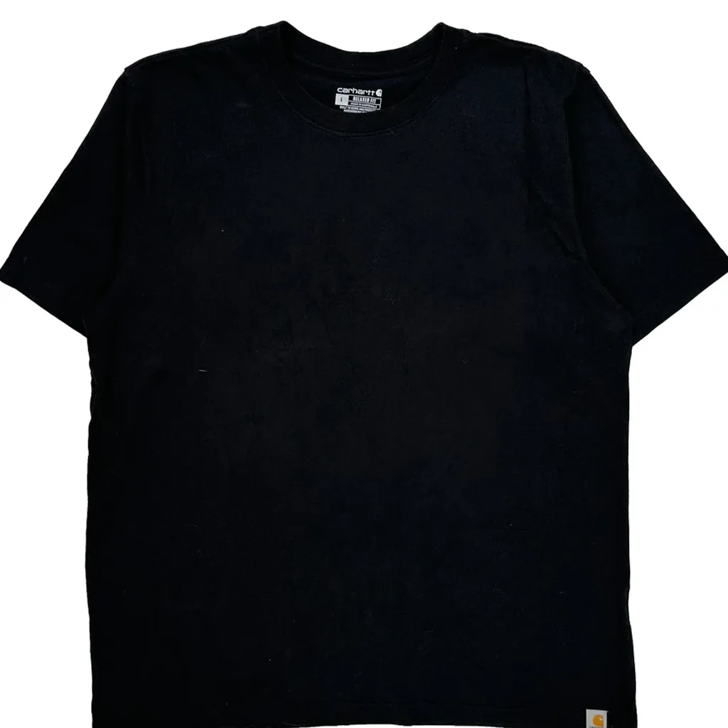 Carhartt T-Shirt - Large Black Cotton - Image 5