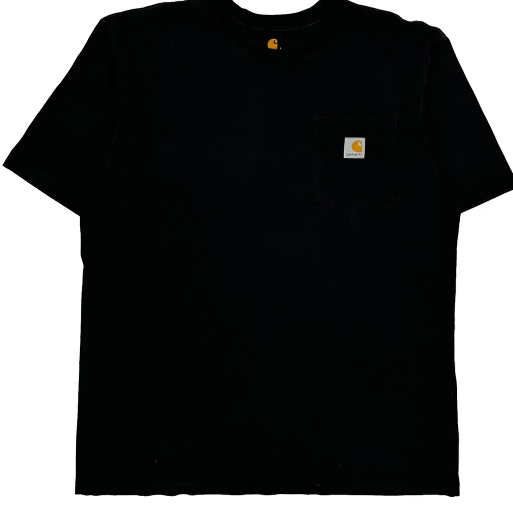 Carhartt T-Shirt - Large Black Cotton - Image 4