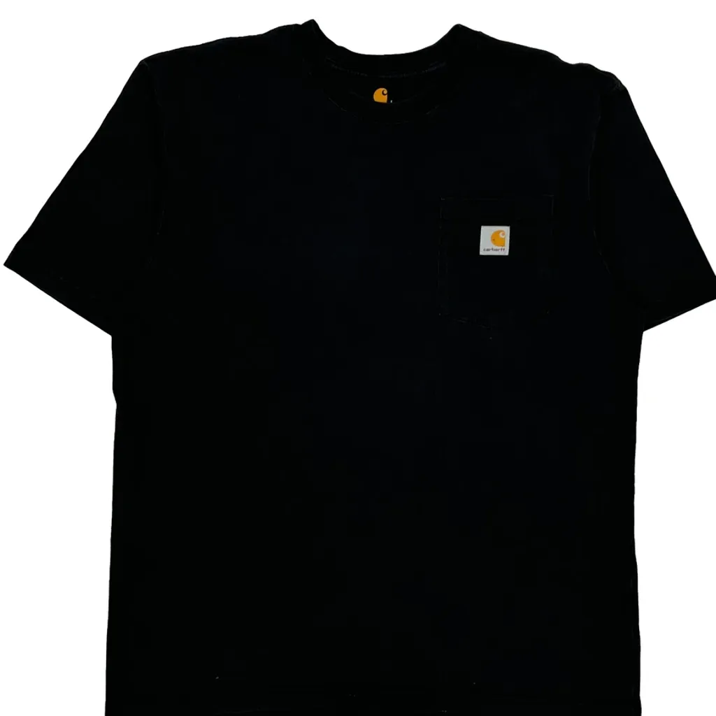 Carhartt T-Shirt - Large Black Cotton - Image 5