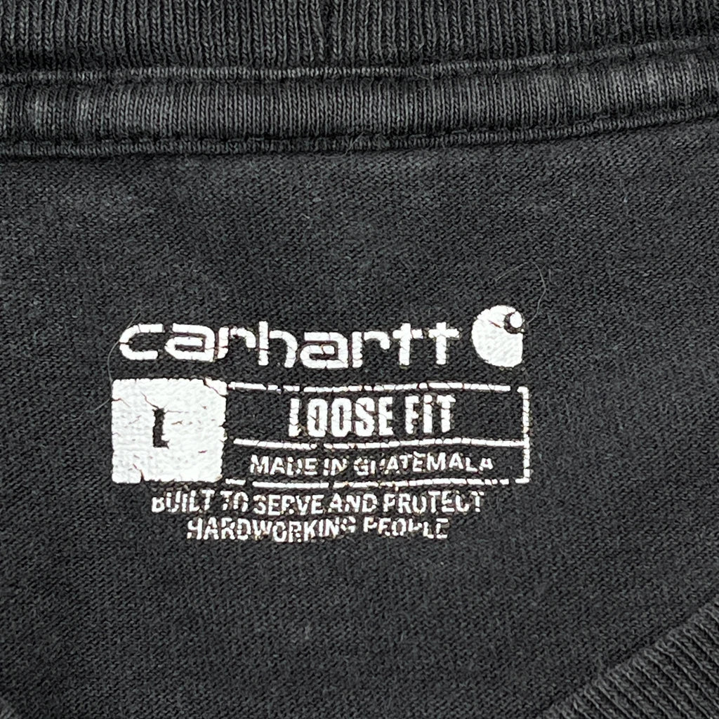 Carhartt T-Shirt - Large Black Cotton - Image 3