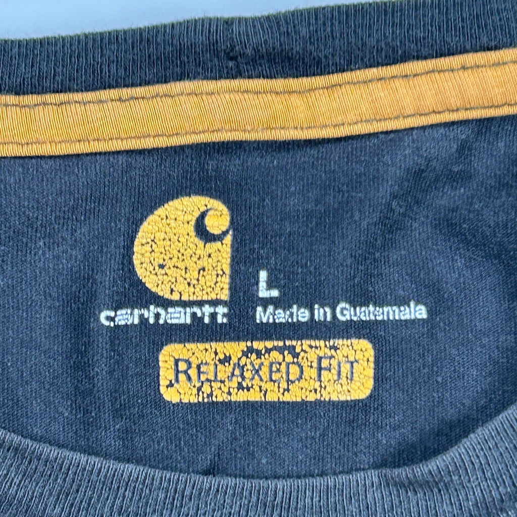 Carhartt T-Shirt - Large Black Cotton - Image 3