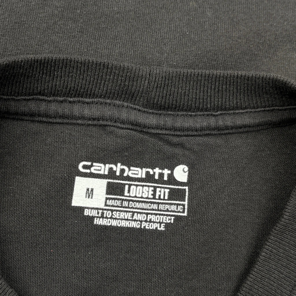 Carhartt T-Shirt - Medium Black Cotton - Image 3