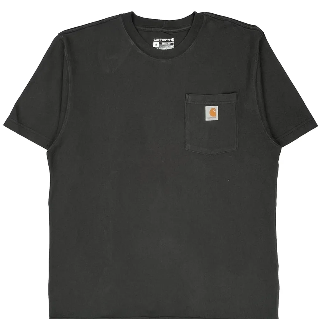 Carhartt T-Shirt - Medium Black Cotton - Image 4