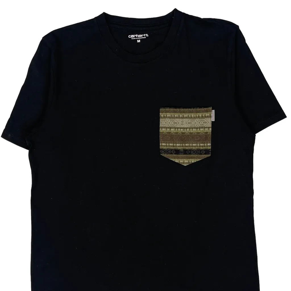 Carhartt T-Shirt - Medium Black Cotton - Image 4