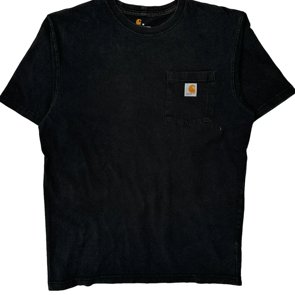 Carhartt T-Shirt - Medium Black Cotton - Image 5