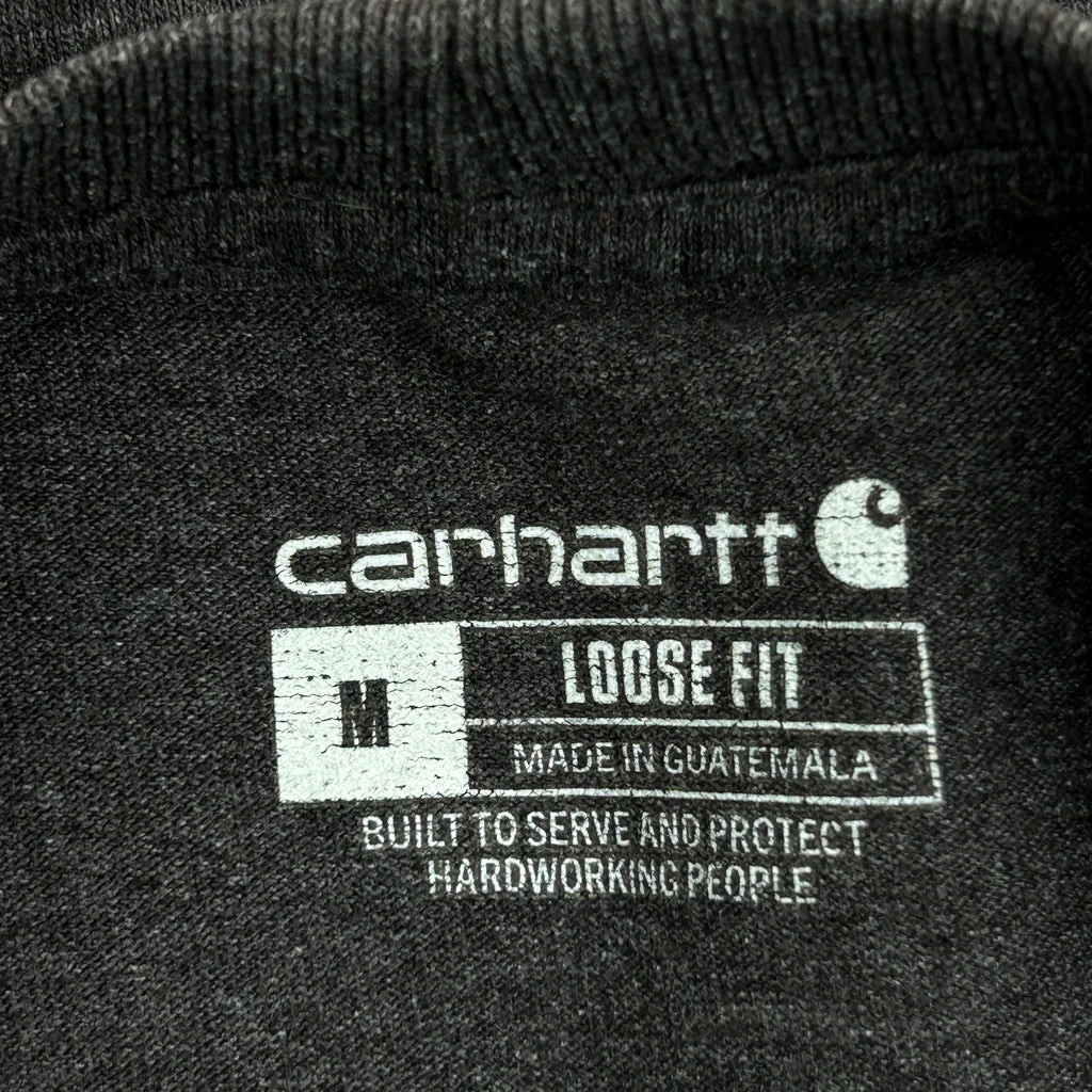 Carhartt T-Shirt - Medium Black Cotton - Image 3