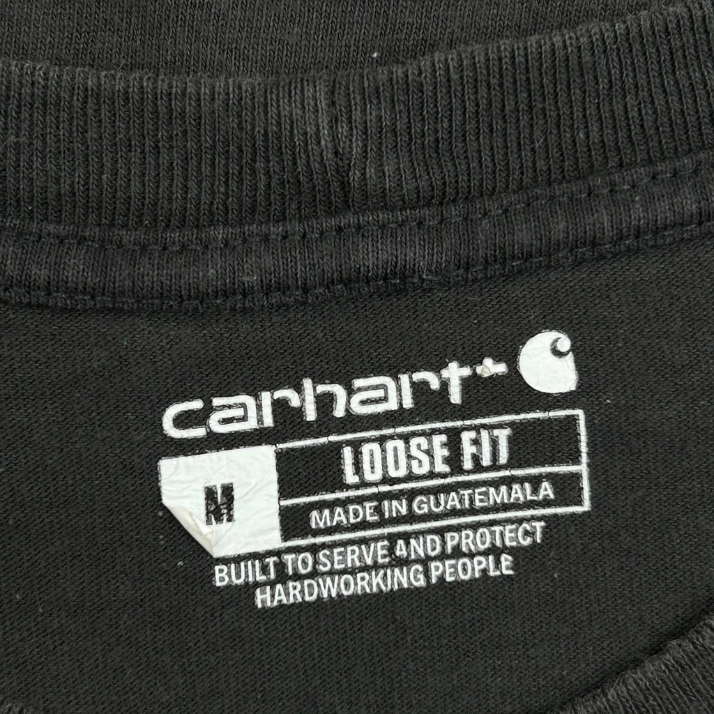 Carhartt T-Shirt - Medium Black Cotton - Image 3