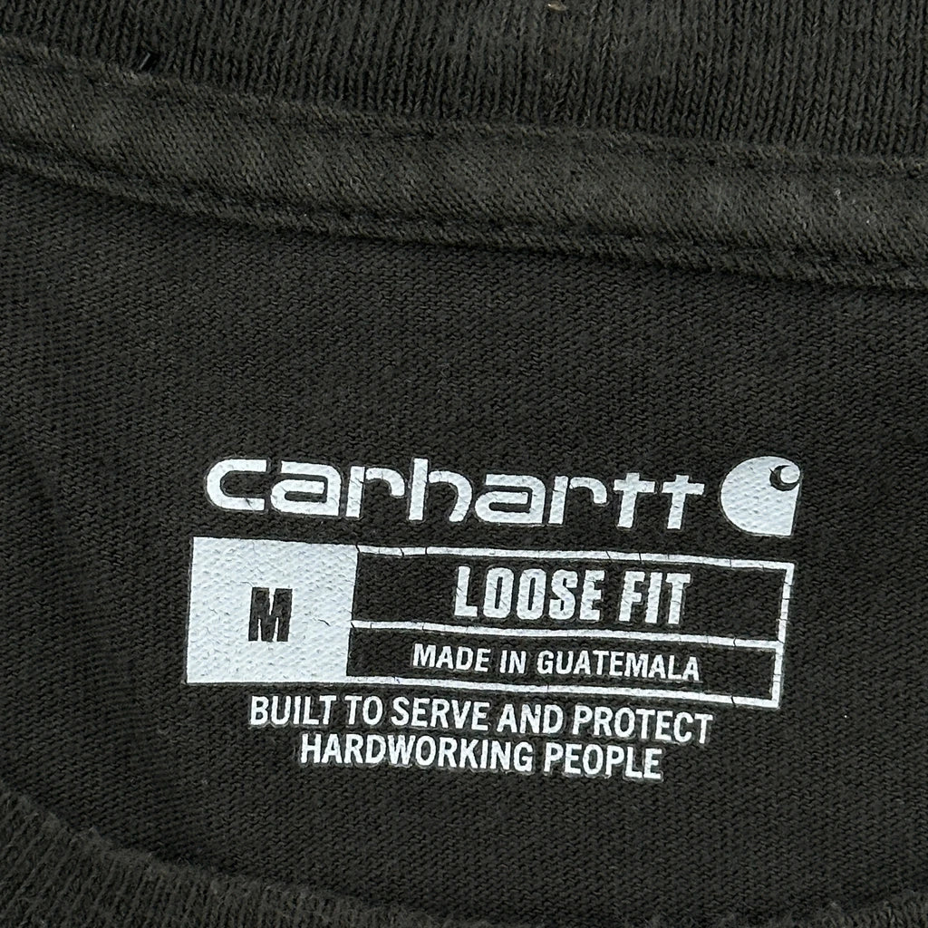 Carhartt T-Shirt - Medium Black Cotton - Image 3
