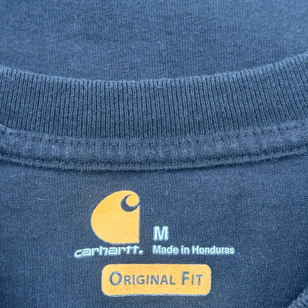 Carhartt T-Shirt - Medium Black Cotton - Image 3