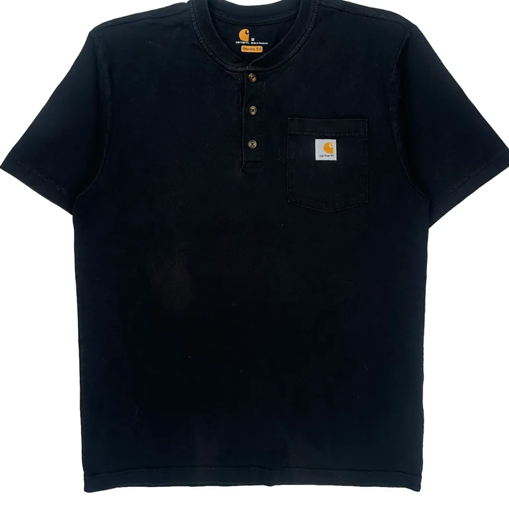Carhartt T-Shirt - Medium Black Cotton - Image 4