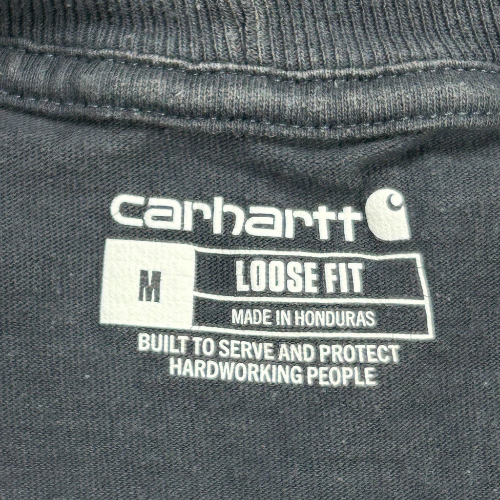 Carhartt T-Shirt - Medium Black Cotton - Image 3