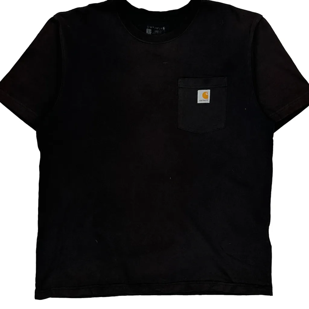 Carhartt T-Shirt - Medium Black Cotton - Image 5