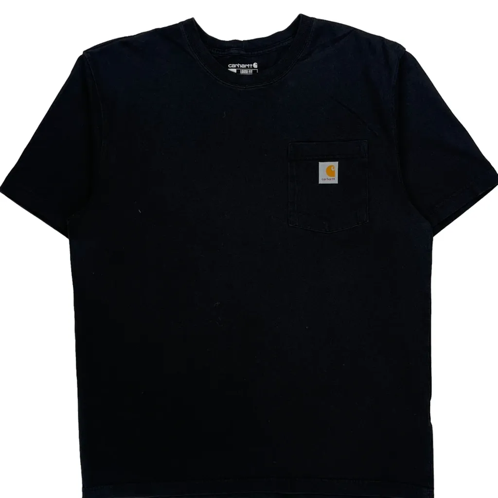 Carhartt T-Shirt - Medium Black Cotton - Image 4