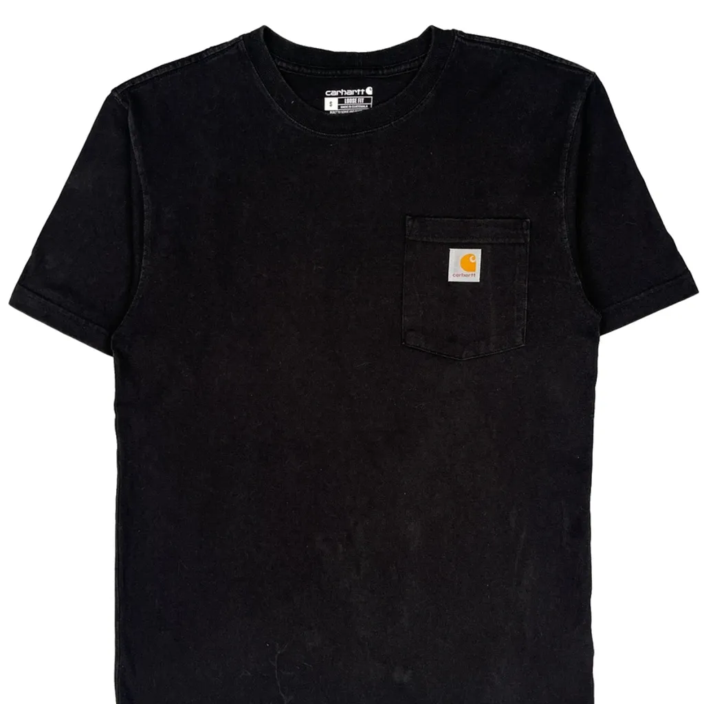 Carhartt T-Shirt - Small Black Cotton - Image 4