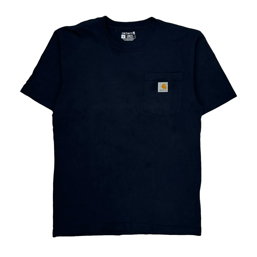 Carhartt T-Shirt - Small Black Cotton