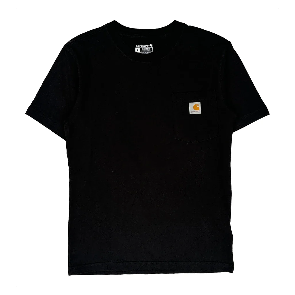 Carhartt T-Shirt - Small Black Cotton