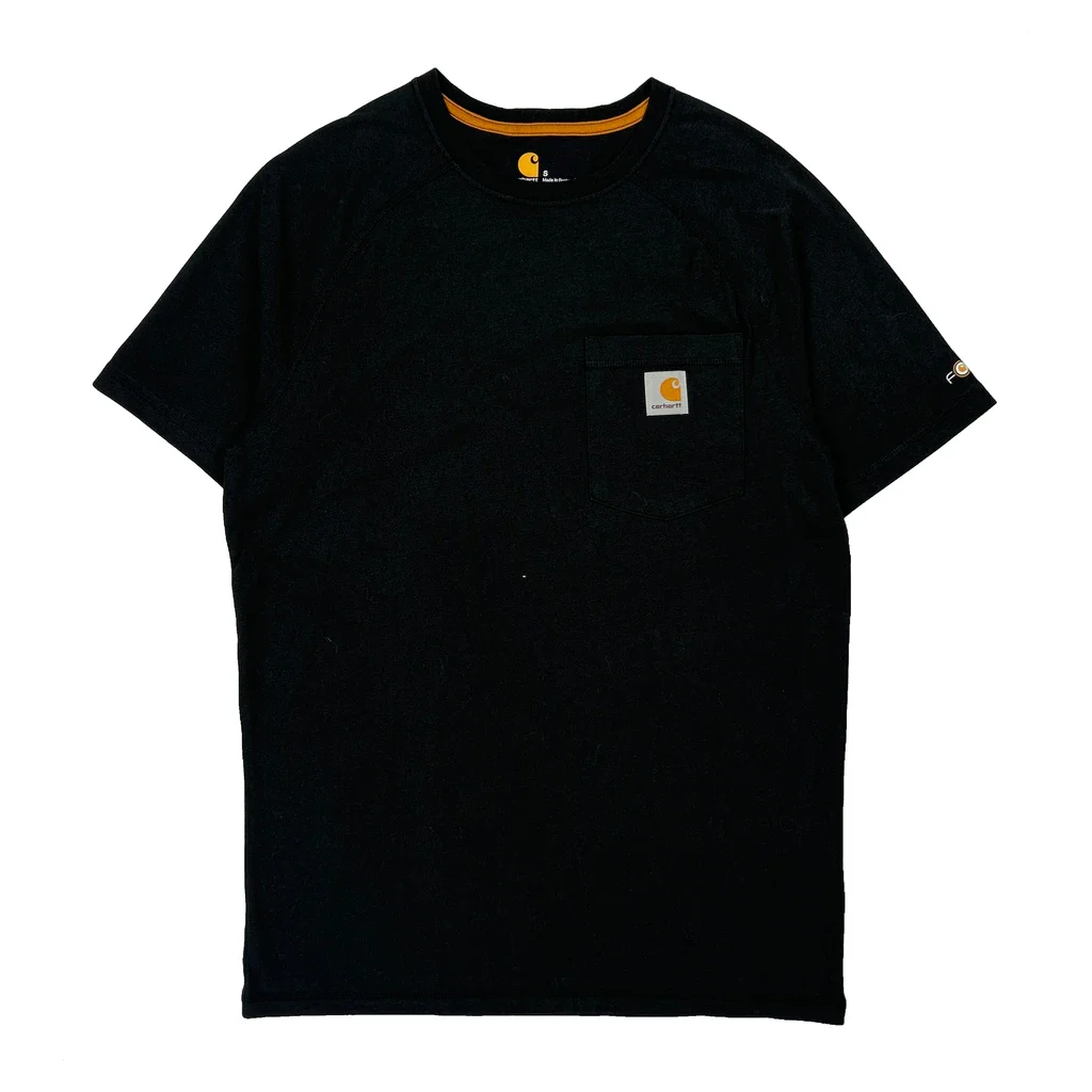 Carhartt T-Shirt - Small Black Cotton