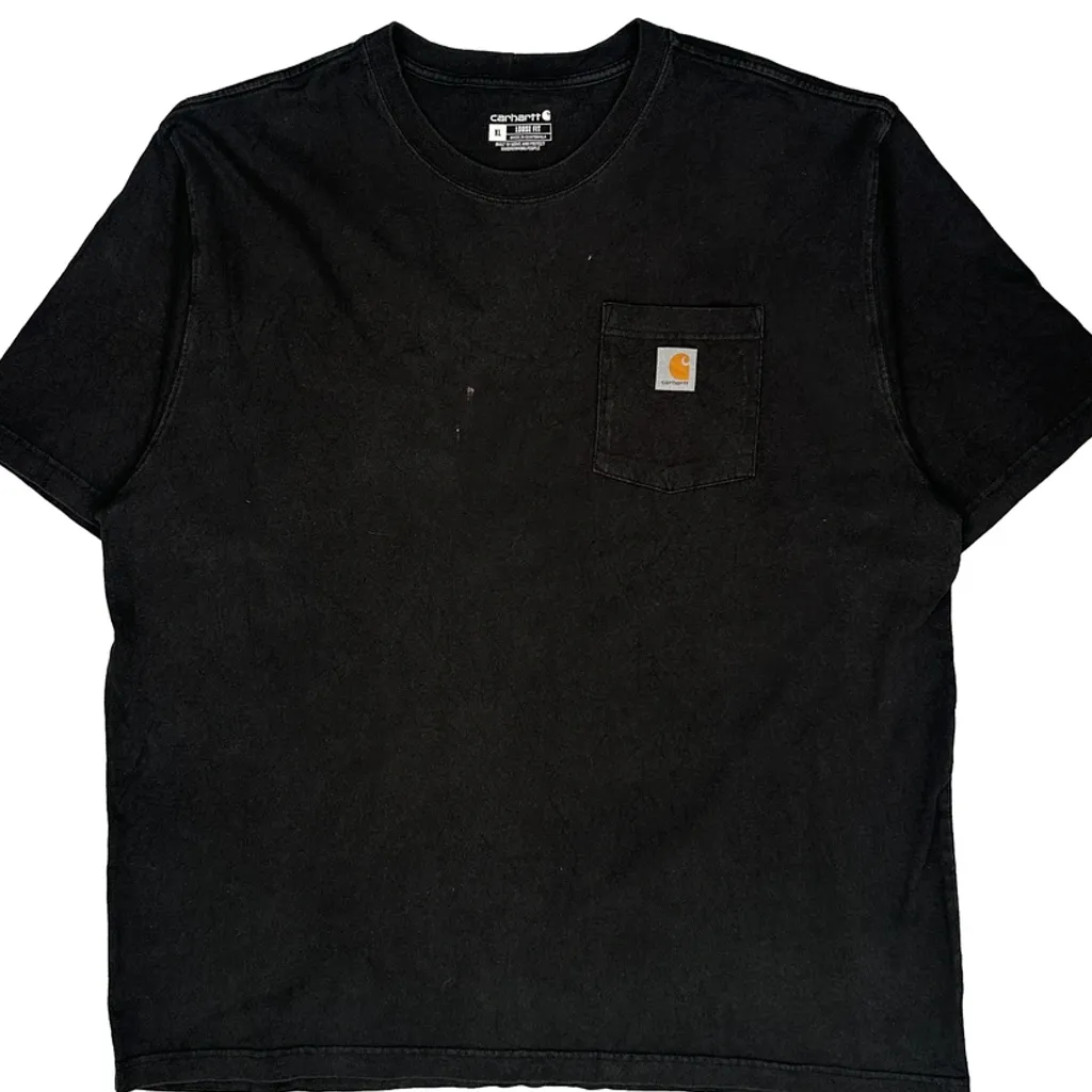 Carhartt T-Shirt - XL Black Cotton - Image 4