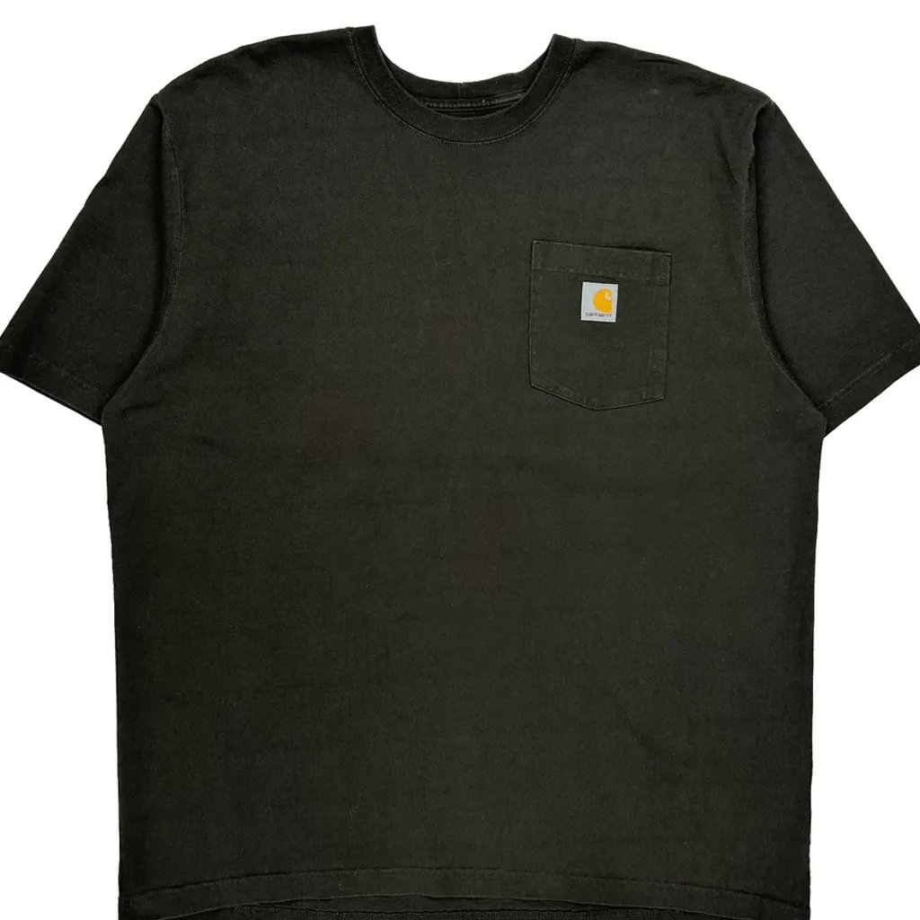 Carhartt T-Shirt - XL Black Cotton - Image 4