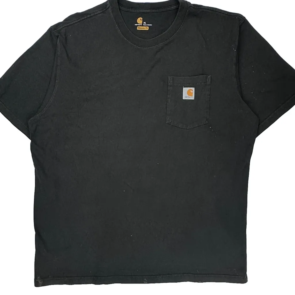 Carhartt T-Shirt - XL Black Cotton - Image 4