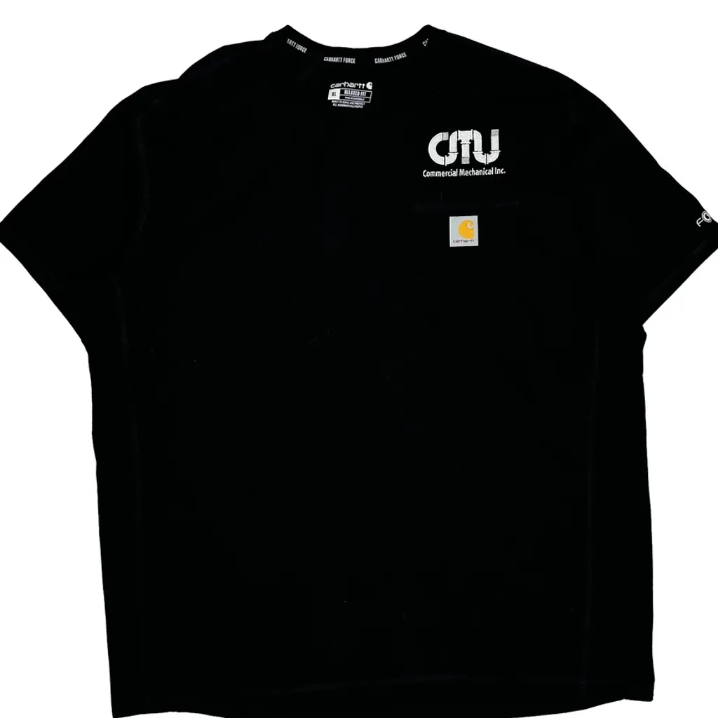 Carhartt T-Shirt - XL Black Cotton - Image 5