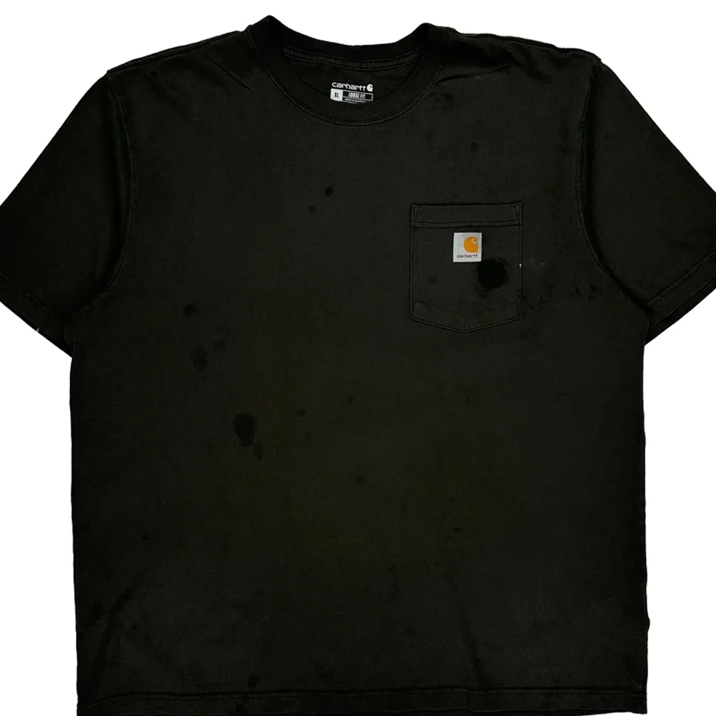 Carhartt T-Shirt - XL Black Cotton - Image 4