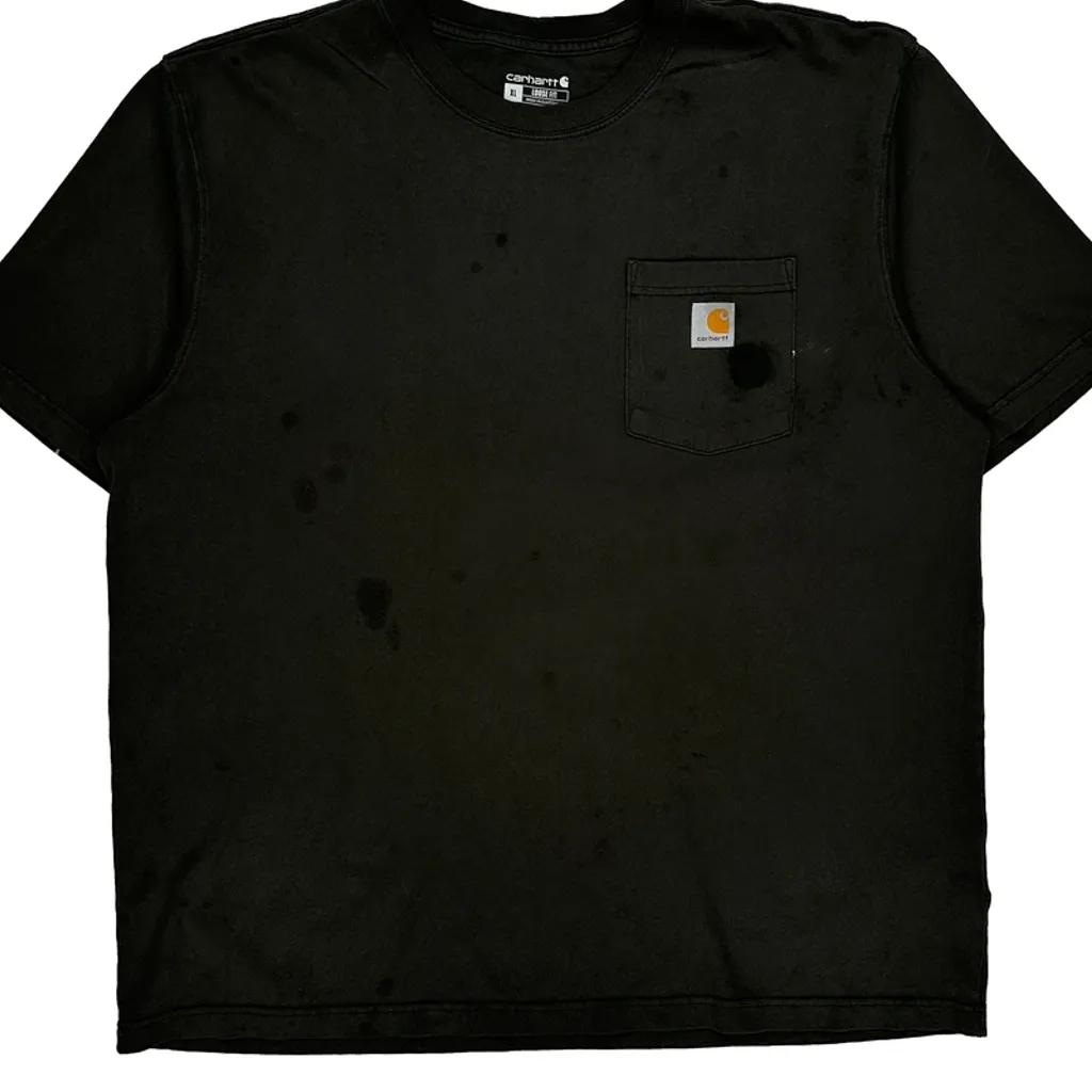 Carhartt T-Shirt - XL Black Cotton - Image 5