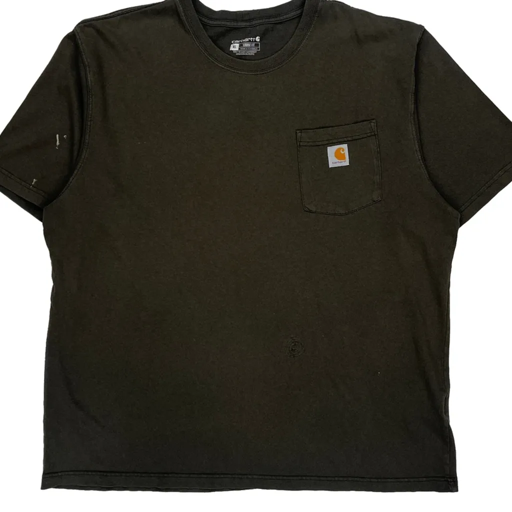 Carhartt T-Shirt - XL Black Cotton - Image 4