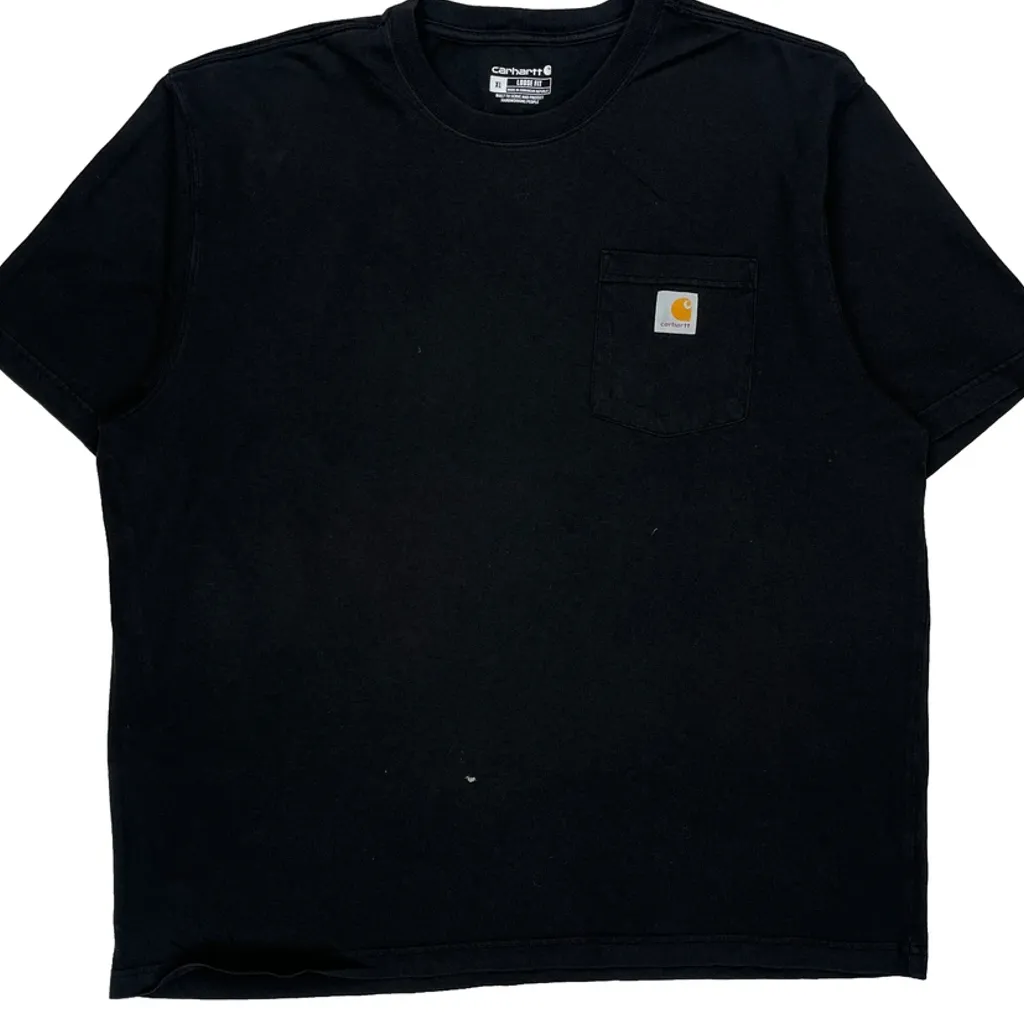 Carhartt T-Shirt - XL Black Cotton - Image 5