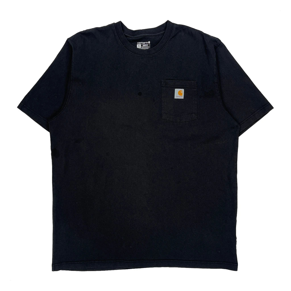 Carhartt T-Shirt - XL Black Cotton