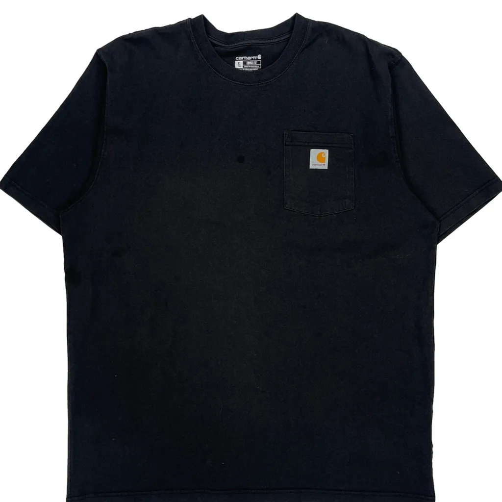 Carhartt T-Shirt - XL Black Cotton - Image 4
