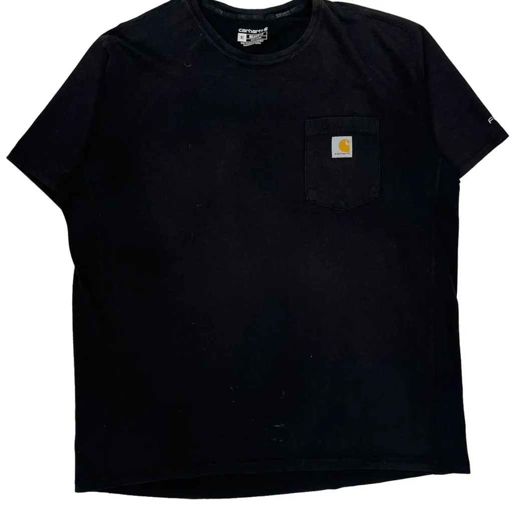 Carhartt T-Shirt - XL Black Cotton - Image 5
