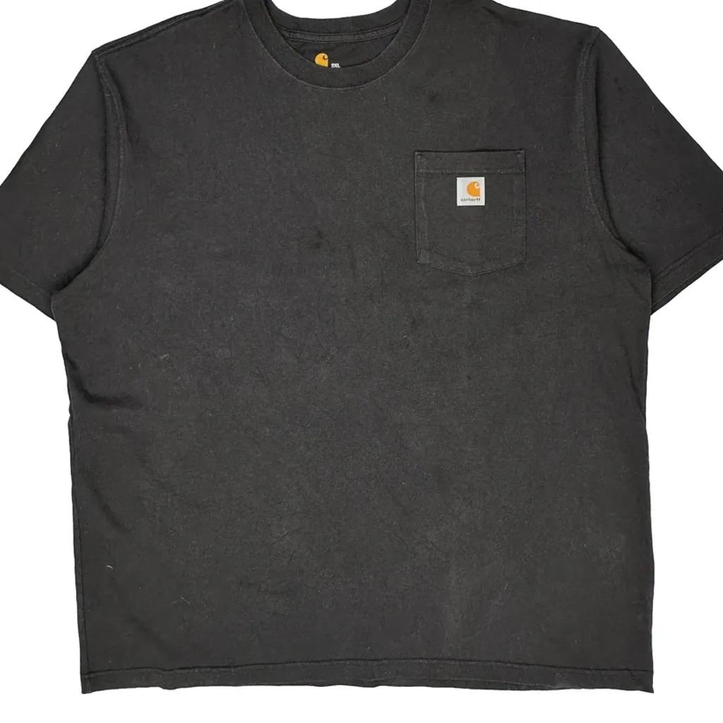 Carhartt T-Shirt - 2XL Black Cotton - Image 4