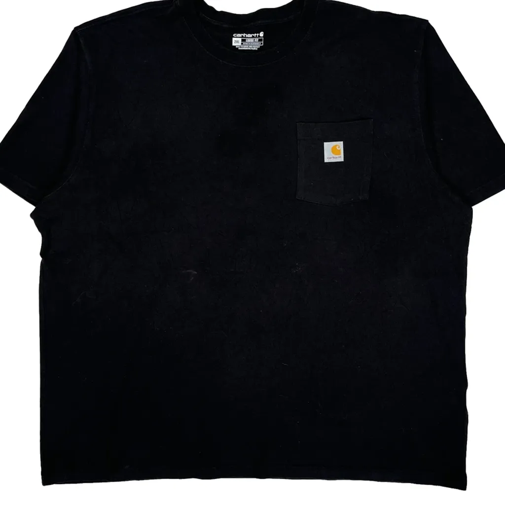 Carhartt T-Shirt - 2XL Black Cotton - Image 4