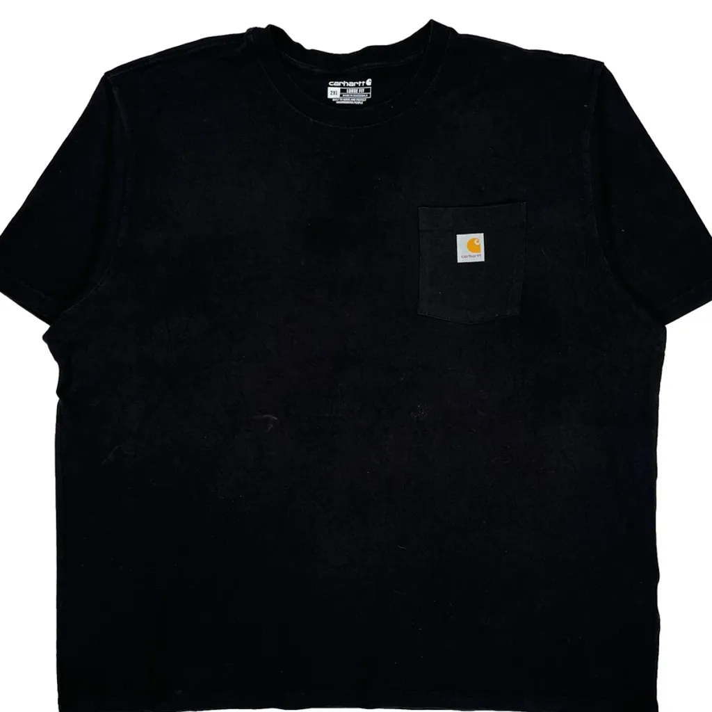 Carhartt T-Shirt - 2XL Black Cotton - Image 5