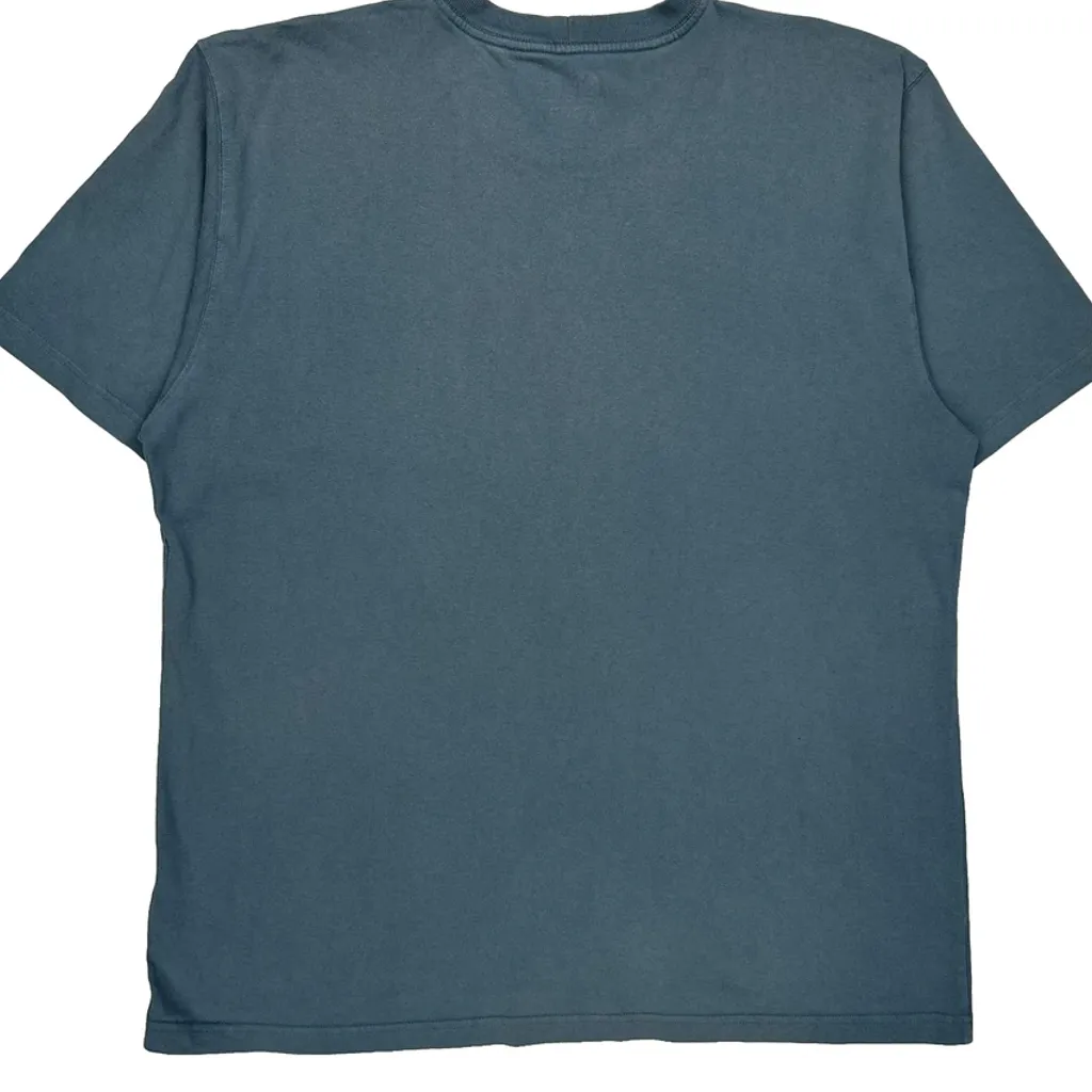 Carhartt T-Shirt - Large Blue Cotton - Image 7