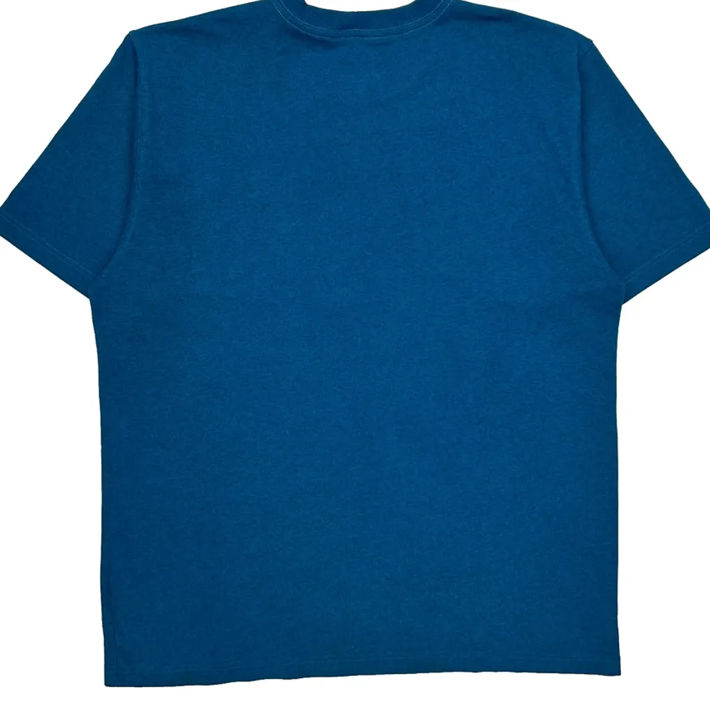 Carhartt T-Shirt - Large Blue Cotton - Image 6